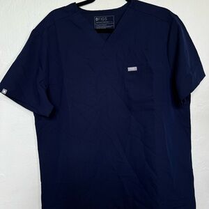 Figs Men’s Classic Scrub Top- Blue (Short Sleeve)